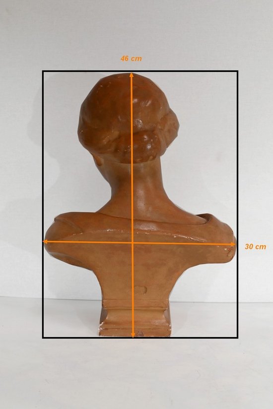 Busto in terracotta, firmato Atelier Lorenzi – 1920