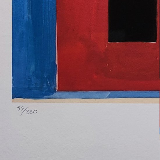 1970 Superba litografia originale František Kupka in edizione limitata