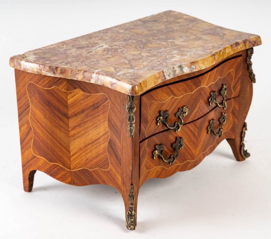 Small Miniature Chest of Drawers Late 19th Century