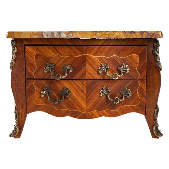 Small Miniature Chest of Drawers Late 19th Century