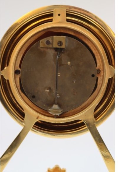 Orologio in bronzo dorato fine XIX secolo