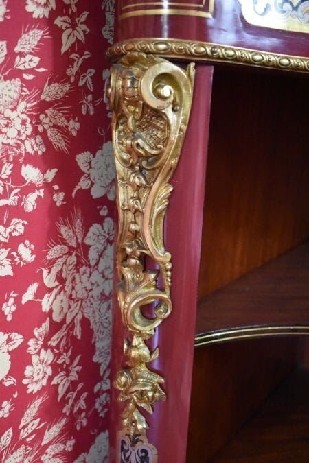 Pair of Boulle Marquetry Corner Chests Late 19th Century