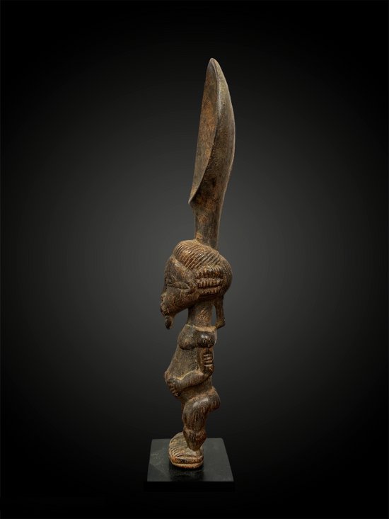 ANTHROPOMORPHIC SPOON Baoulé Culture, Ivory Coast