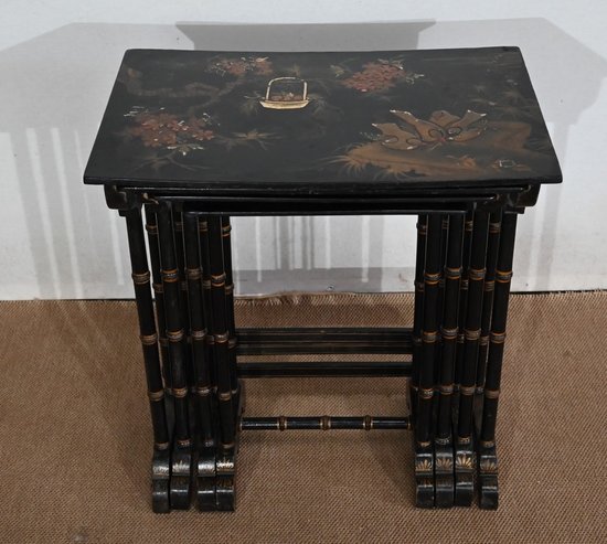 Set von 4 Gigognes Tables, Napoleon III Geschmack - Ende XIX.