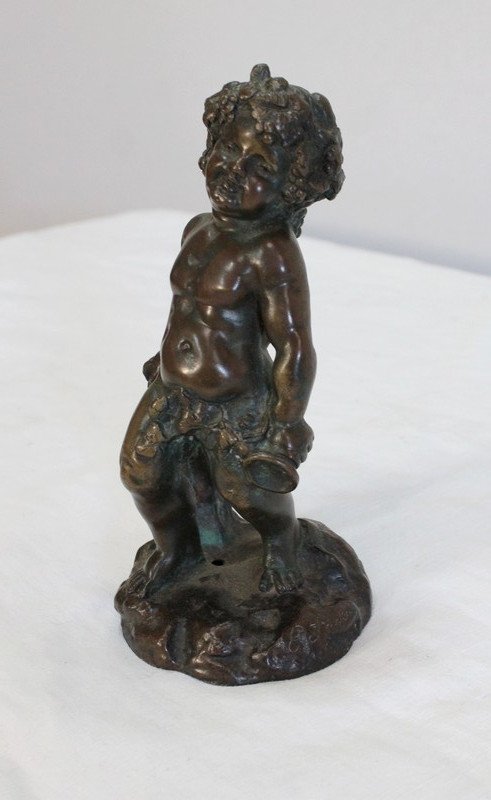 Bronzo di Bacco bambino, di E. Pasteur - XIX secolo