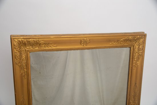 Antique mercury gilt mirror