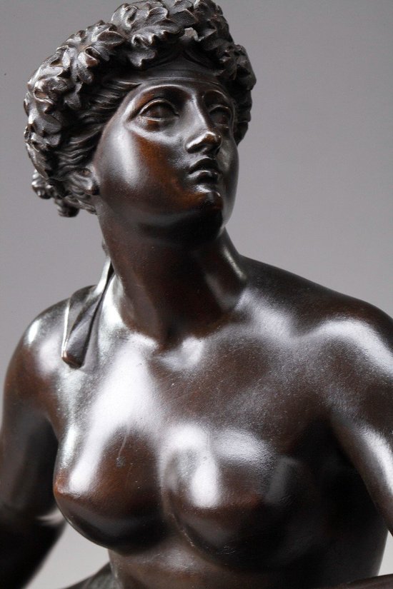 Bronze Ariane chevauchant une panthère, d'après Johann Heinrich Dannecker