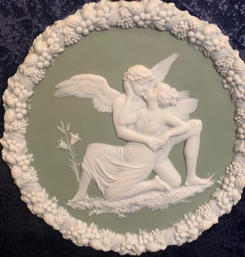 Coppia di piatti Wedgwood periodo Napoleone III