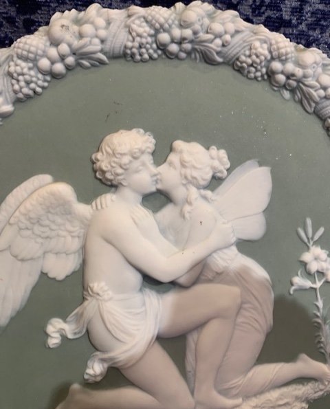 Coppia di piatti Wedgwood periodo Napoleone III