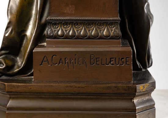 Bronzefigur Melodie von Albert Ernest Carrier Belleuse