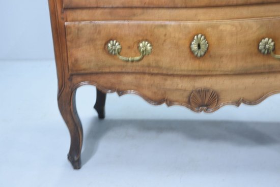 Sauteuse Commode In Walnut Eighteenth Century