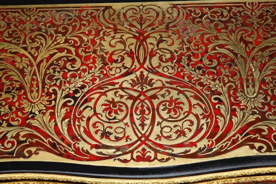 Boulle Marquetry Game Console Table