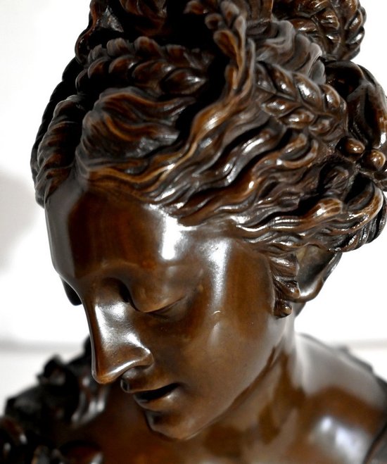 Bronzo, busto di donna - Fine XIX secolo