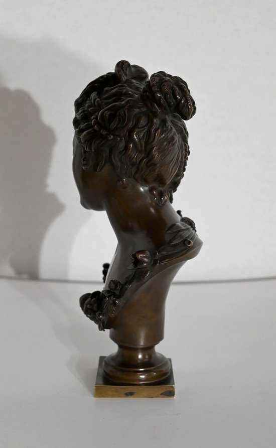 Bronzo, busto di donna - Fine XIX secolo