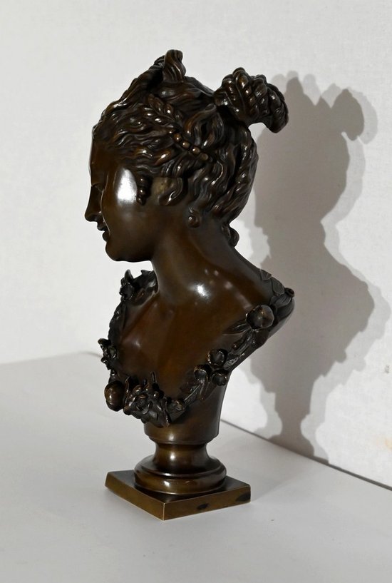 Bronzo, busto di donna - Fine XIX secolo