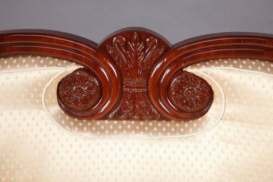 Biedermeier Mahogany Sofa, Austria 1830