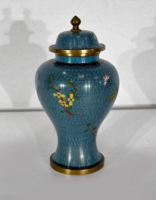 Potiche en Émaux cloisonnés et Bronze, Japon – Fin XIXe