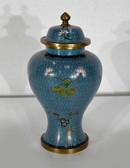 Potiche en Émaux cloisonnés et Bronze, Japon – Fin XIXe