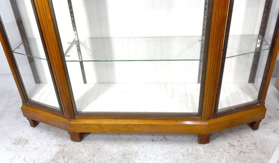 Vitrine aus Mahagoni und Bronze Art Deco 3 Türen