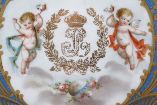 Tea Set, With Sèvres And Chateau Des Tuileries Marks