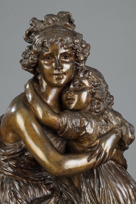 Bronze After the Self-Portrait Of Madame Vigée-lebrun With Her Daughter, Julie