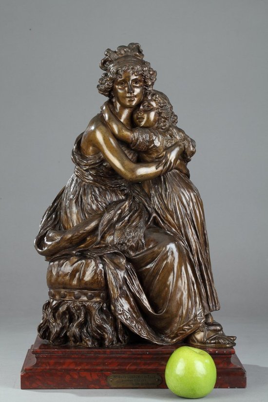 Bronze After the Self-Portrait Of Madame Vigée-lebrun With Her Daughter, Julie