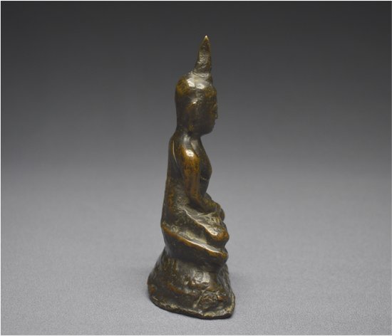 Laos, 18th - 19th century, bronze Buddha in meditation position