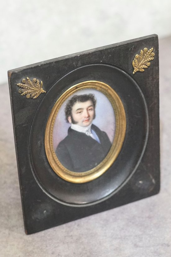 Miniature sur ivoire de FEULARD, 1826 