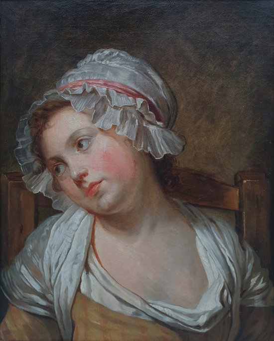 Scuola francese della fine del XVIII secolo (da Jean-Baptiste GREUZE) - Ritratto di fanciulla (Georgette?)