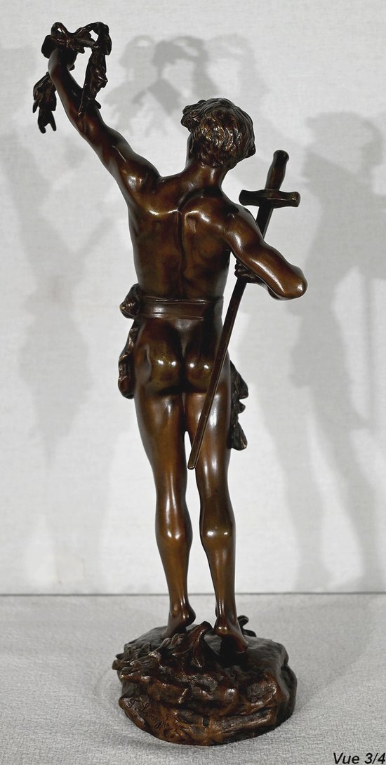 Bronze " Victoria ", by F. Lemoyne - Early XXth century