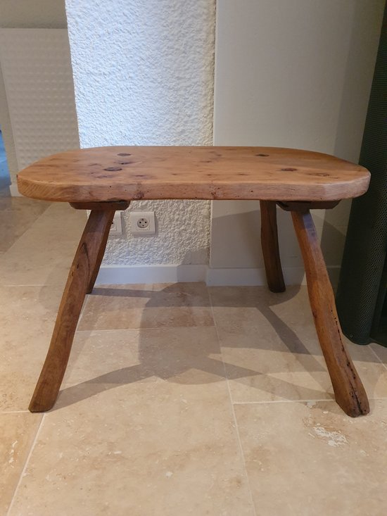 Rustic table , Brutalist , Oak , Year 50/60 .