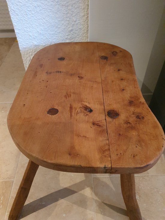 Rustic table , Brutalist , Oak , Year 50/60 .