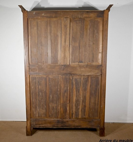 Louis-Philippe style cherry wood bookcase - End of XIXth century