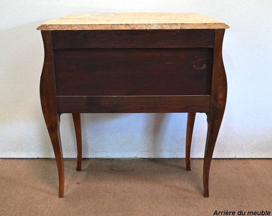 Mahogany chest of drawers, Transitional style Louis XIV / Louis XV - Early XXth century