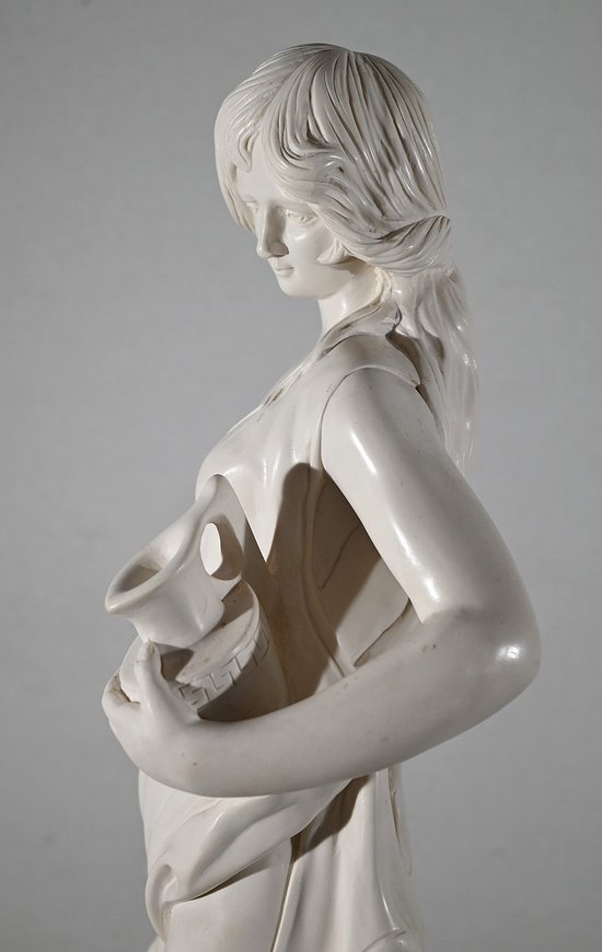 Important Statue, "Young Woman with Jugs" - 2nd part XXth century