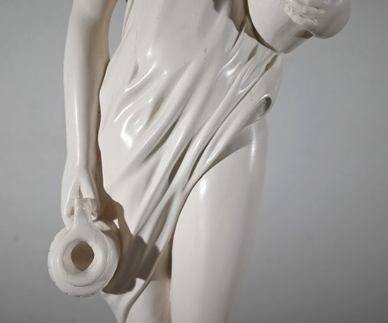 Important Statue, "Young Woman with Jugs" - 2nd part XXth century