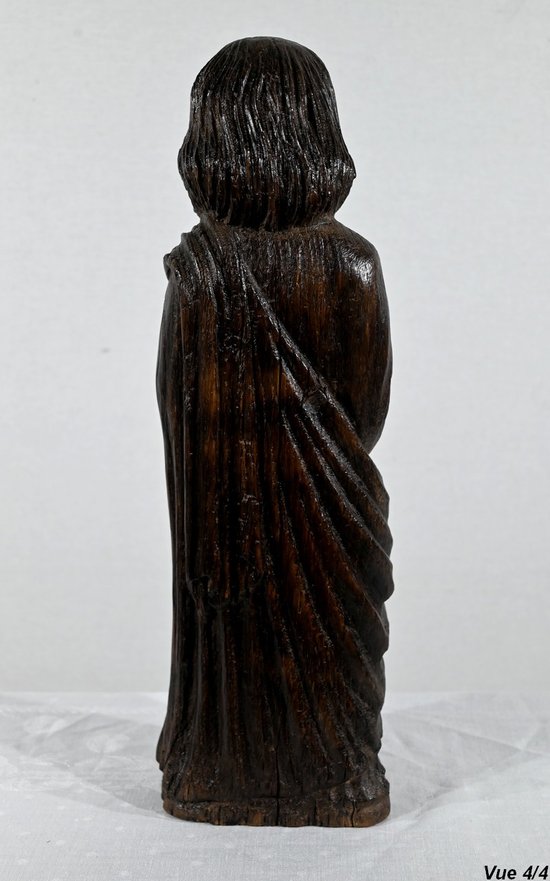 Oak statue of Saint Paul - Mid 19th century