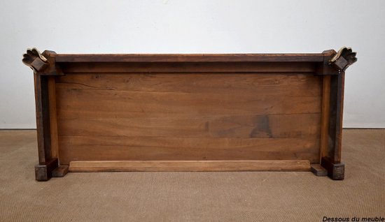 Credenza in radica di mogano, stile "Ritorno dall'Egitto" - Metà del XX secolo