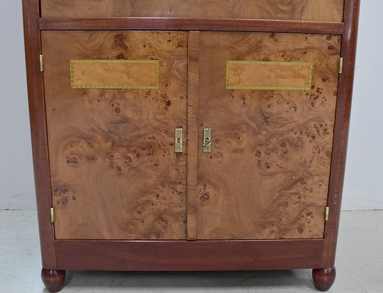 Art Deco cedar veneer furniture - 20th century