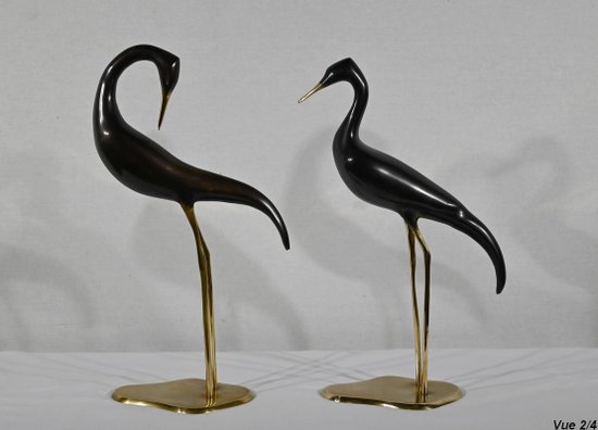 Pair of Metal Stilts - 1940