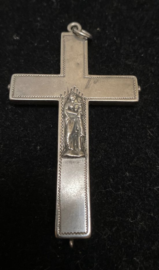 CROSS IN SOLID SILVER XVIII TH