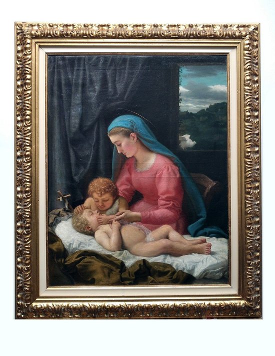 Madonna mit Kind Von Louis Robin Lyon Schüler von Gérôme