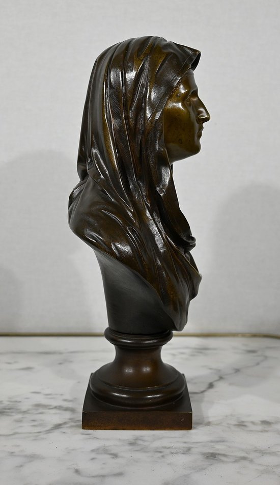 Bronze « La Vierge Marie », J. Bulio – XIXe