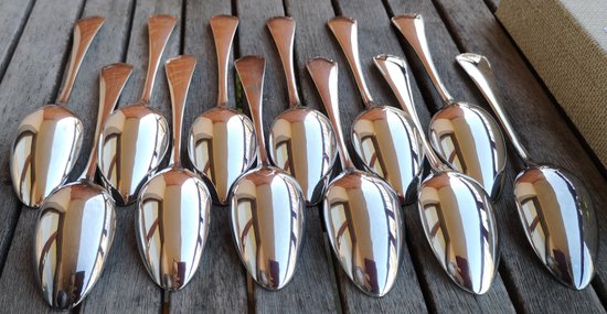 12 silver plated cutlery Japan model Christofle silverware