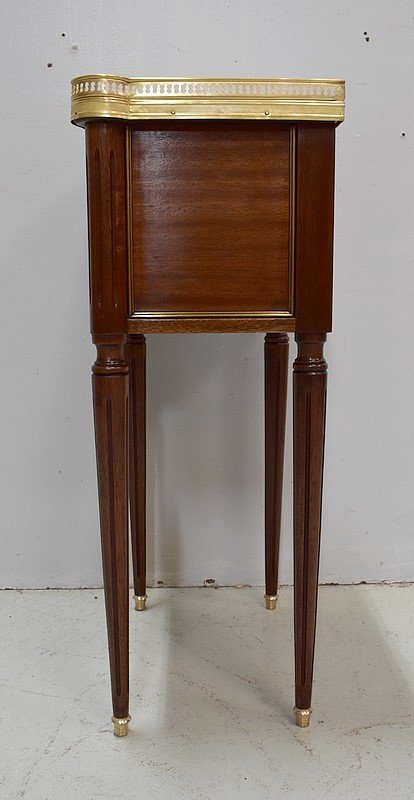 Petite Table Chiffonnière en Acajou massif, style Louis XVI - Début XXe