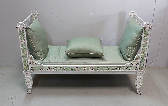 Cast Iron Bench Bed - 1900