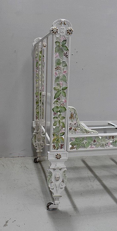 Cast Iron Bench Bed - 1900