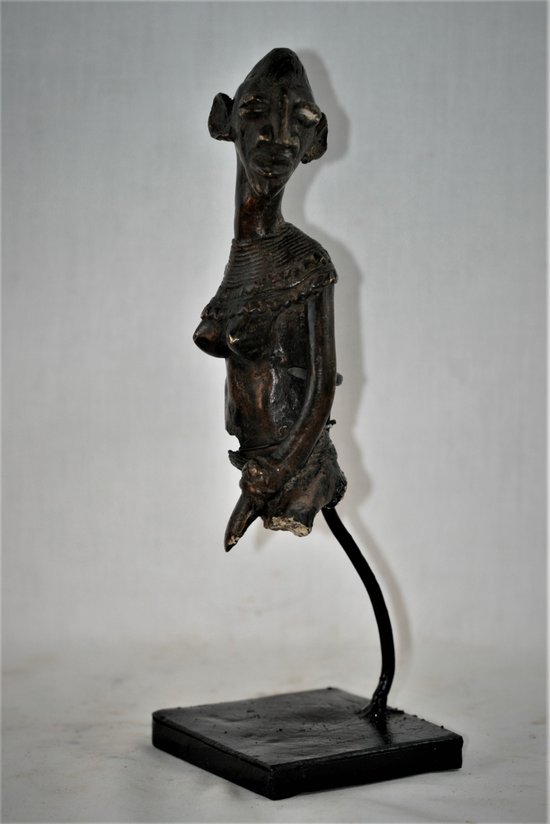 Senufo bronze statuette from Ivory Coast