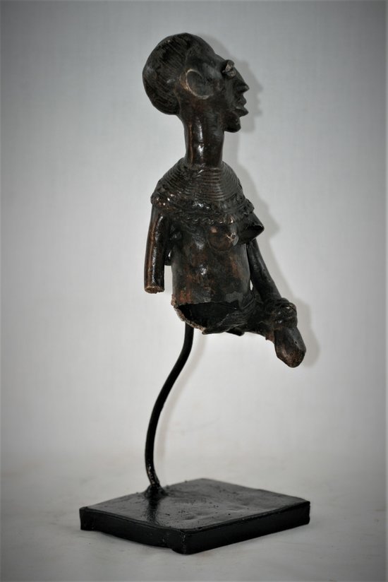 Senufo bronze statuette from Ivory Coast