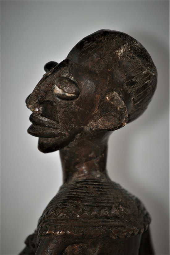 Senufo bronze statuette from Ivory Coast